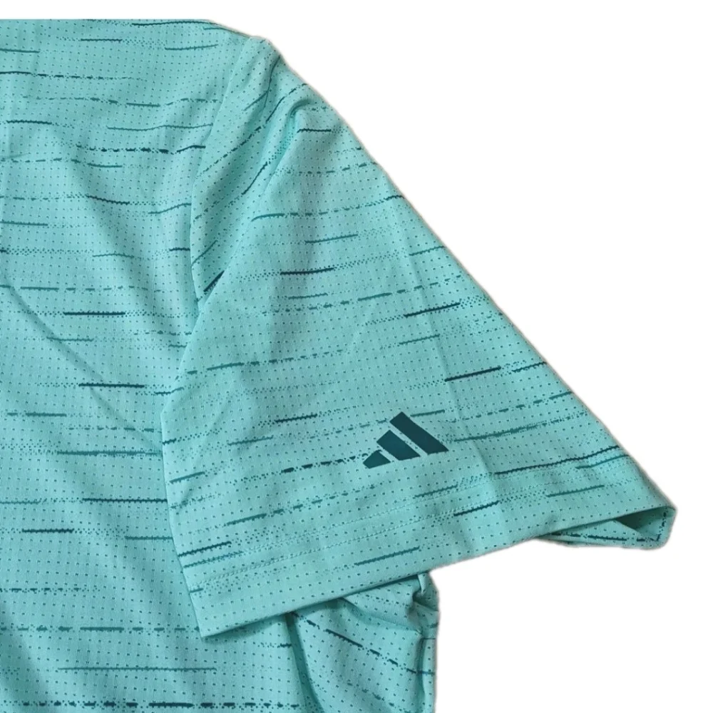 Adidas Golf Ultimate Mesh Polo Shirt Sz 2X Semi Flash Aqua Tennis Pickleball Nwt